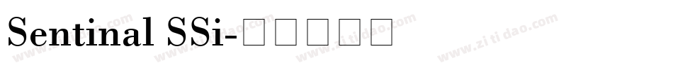 Sentinal SSi字体转换